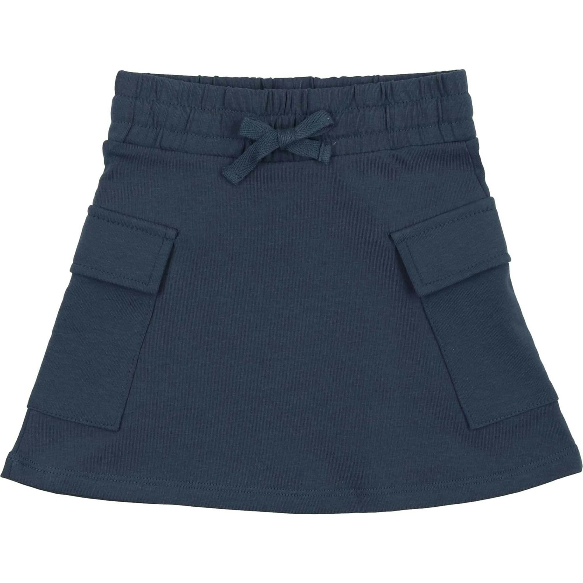 Rugby Stripe Pocket A-Line Short Skirt