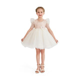 Pink Oaklyn Sequin Tulle Occasion Dress