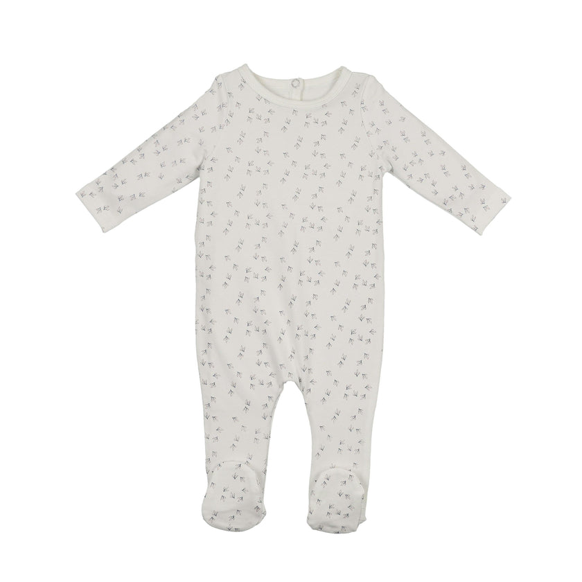 Printed Leaf Footie