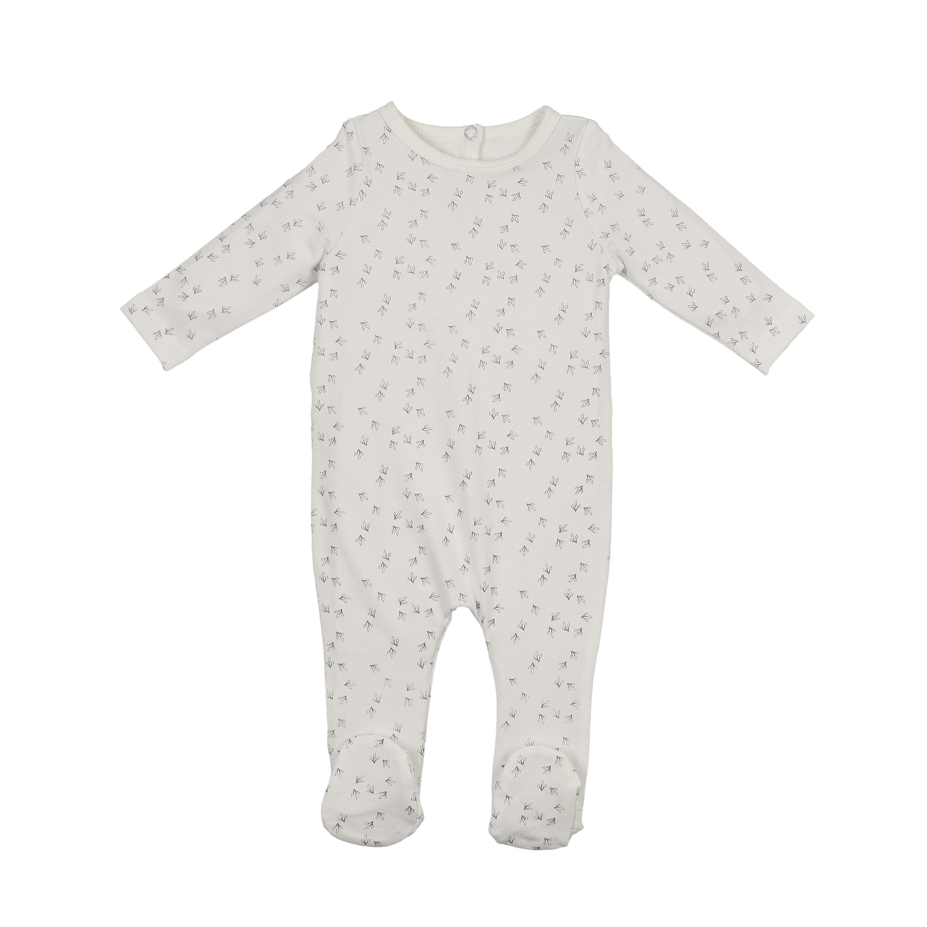 Printed Leaf Footie