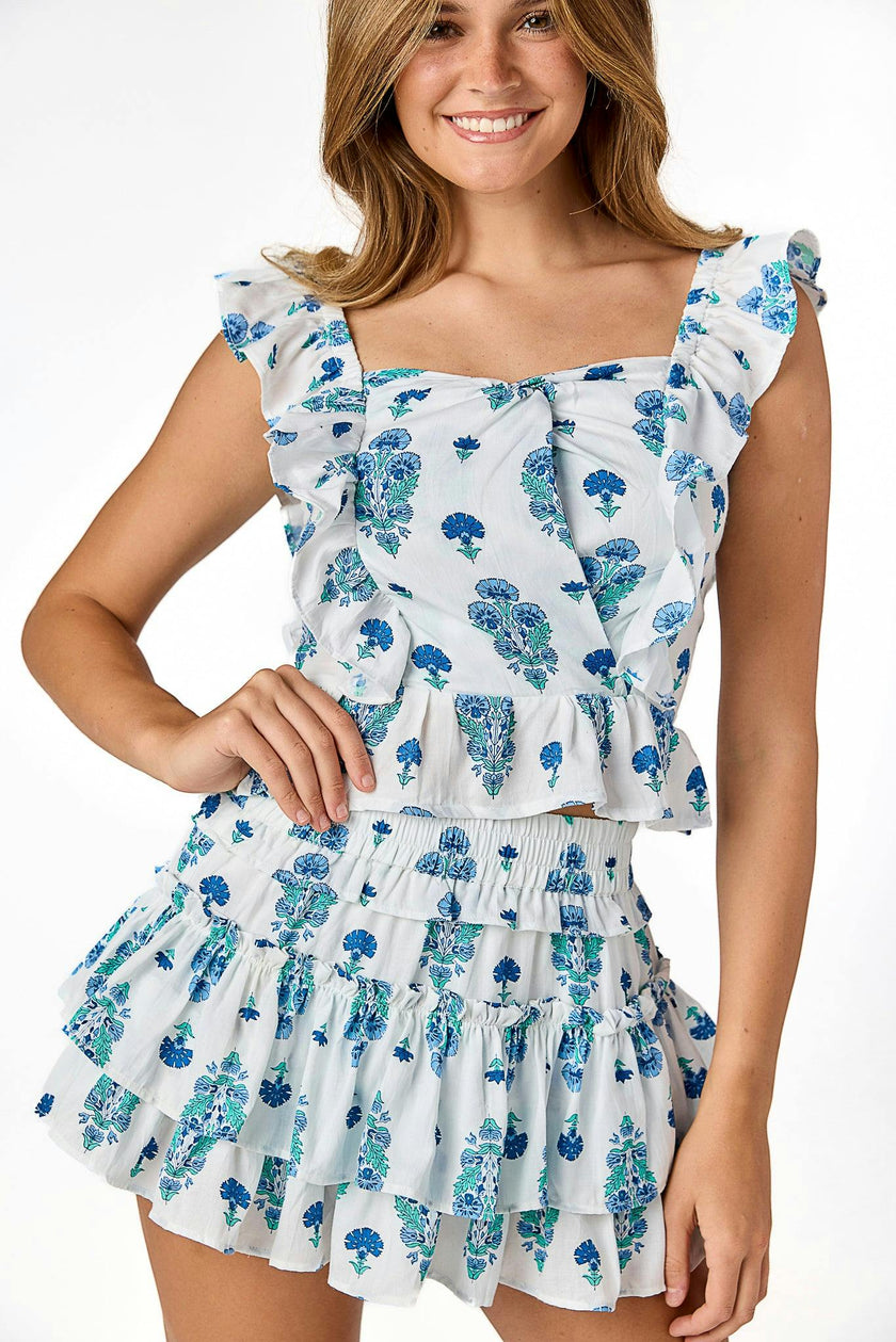 Willow Skirt Block Print