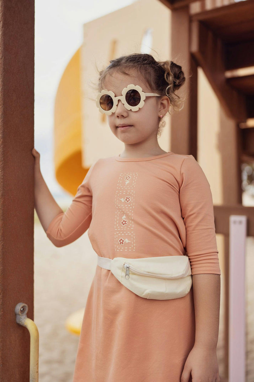 Boxy Belt Bag 3/4 Sleeve Dress