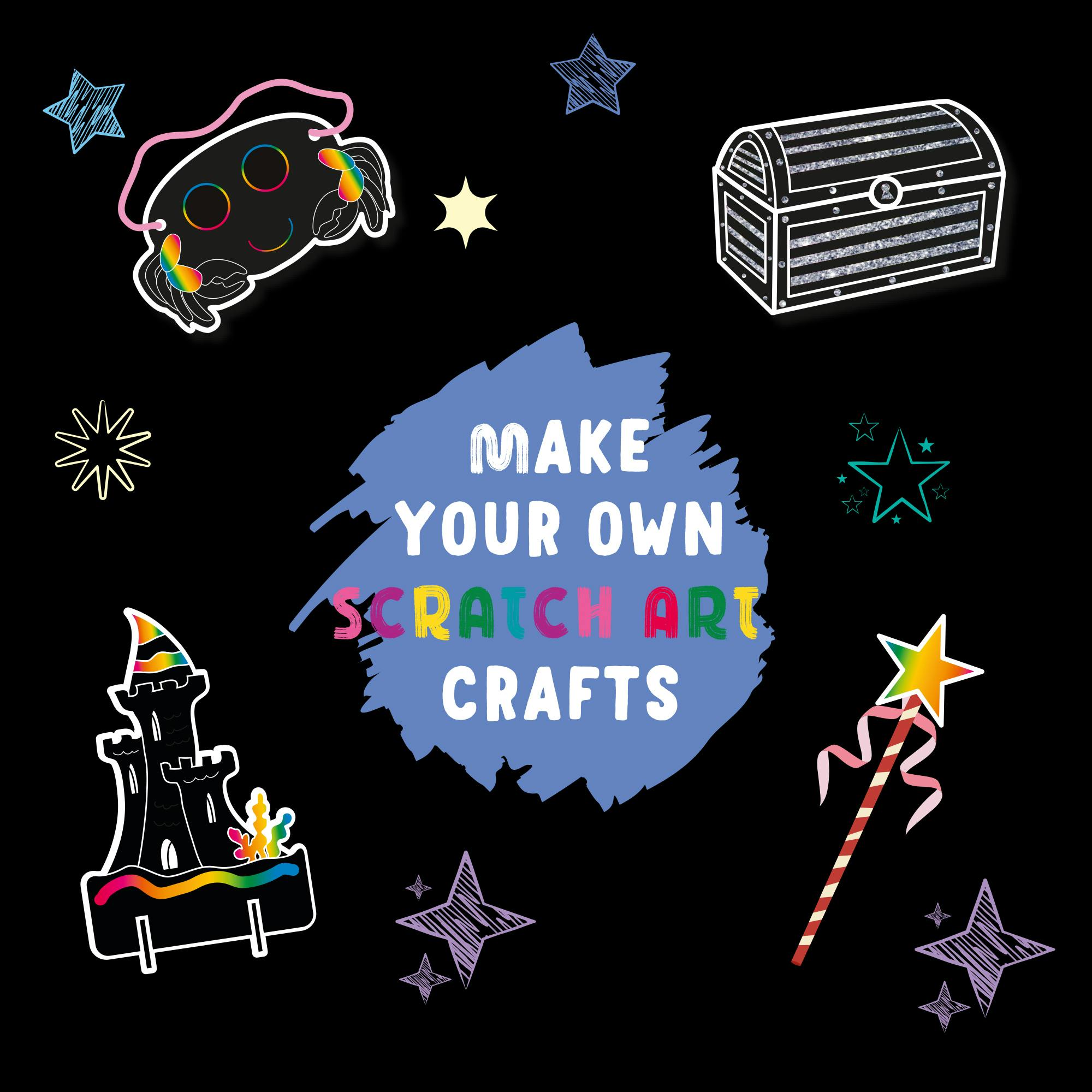 Scratch & Glitter Activity Book: Mermaids & Fairies