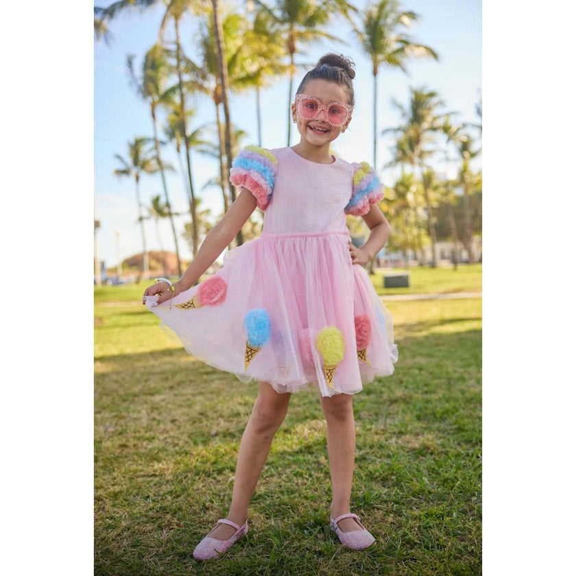 Ice Cream Shimmer Tulle Dress