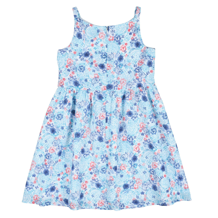 Floral Dress With Front Tie