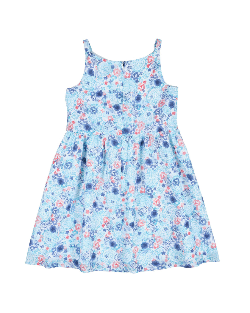 Floral Dress With Front Tie