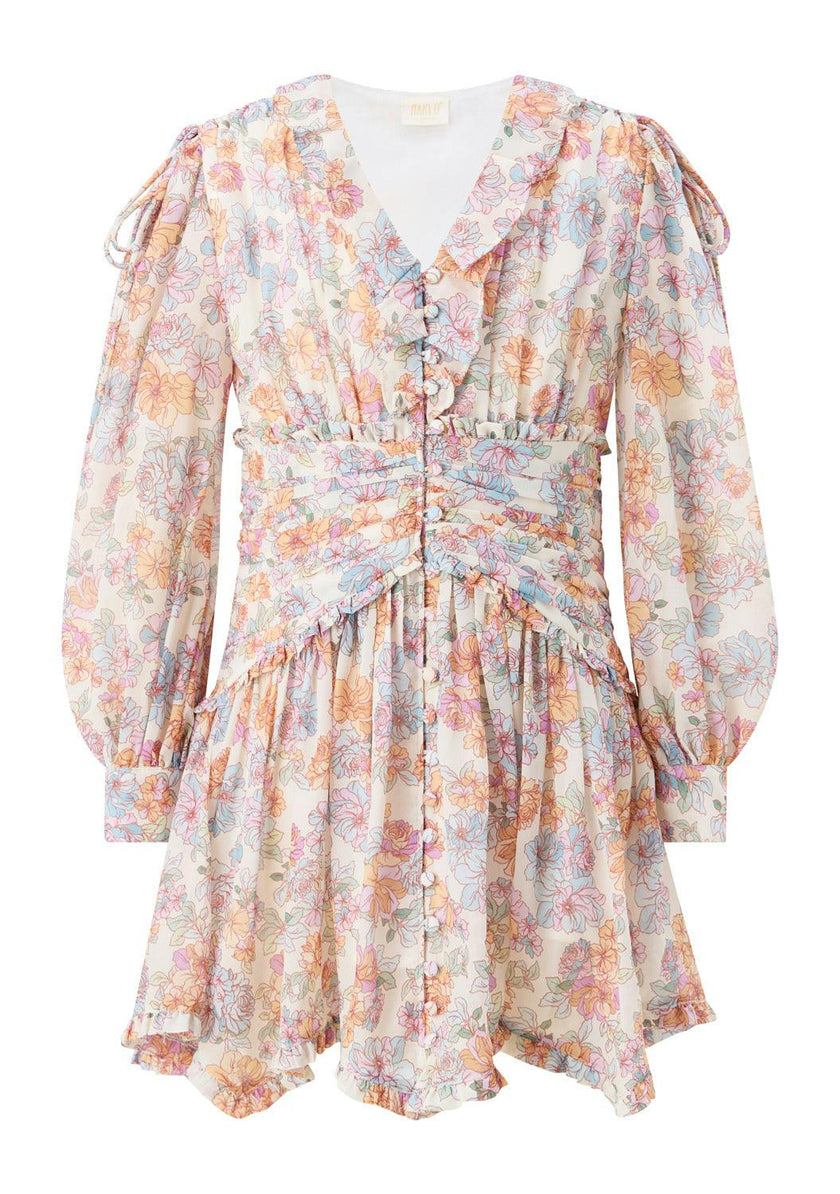 Posie Sleeve Mini Dress