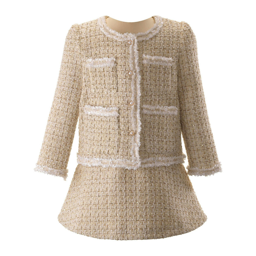 Tweed Jacket and Skirt Set