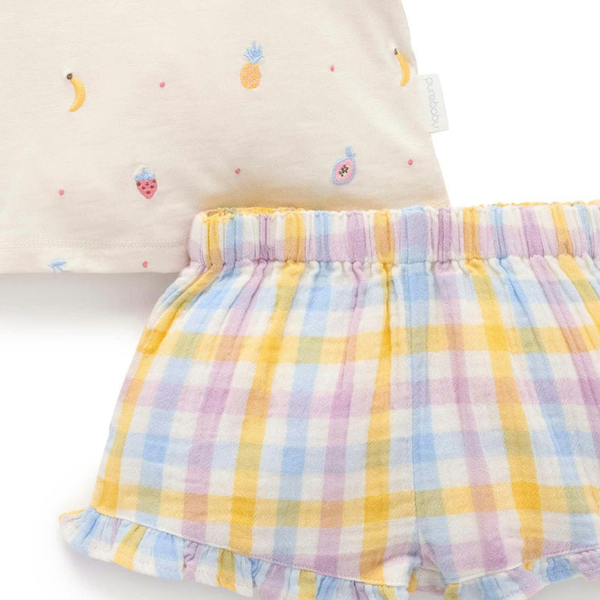 Fruity Set Lila Check
