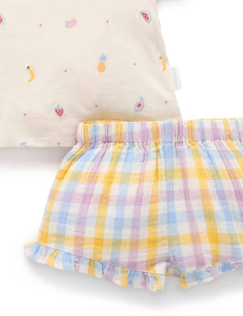 Fruity Set Lila Check