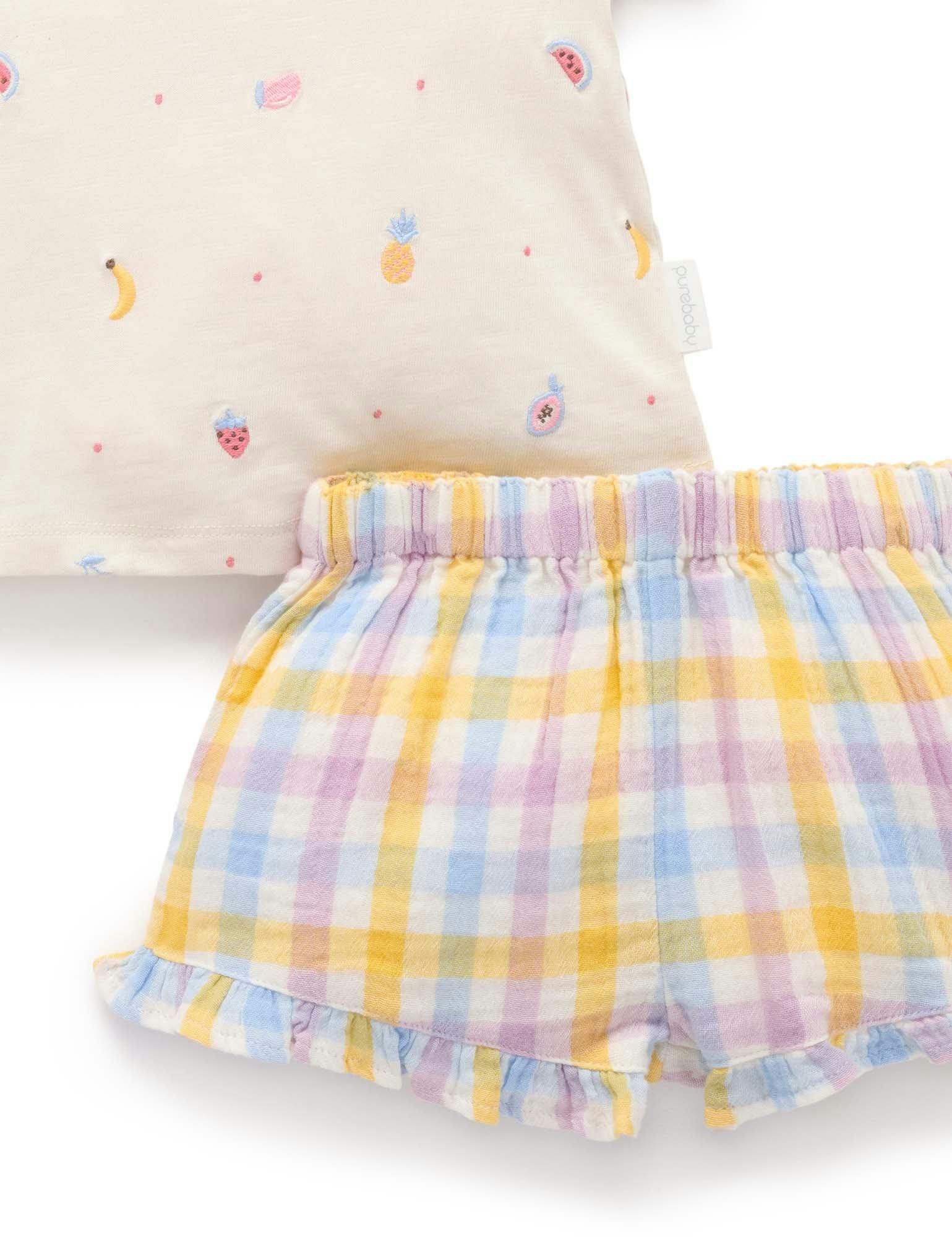 Fruity Set Lila Check