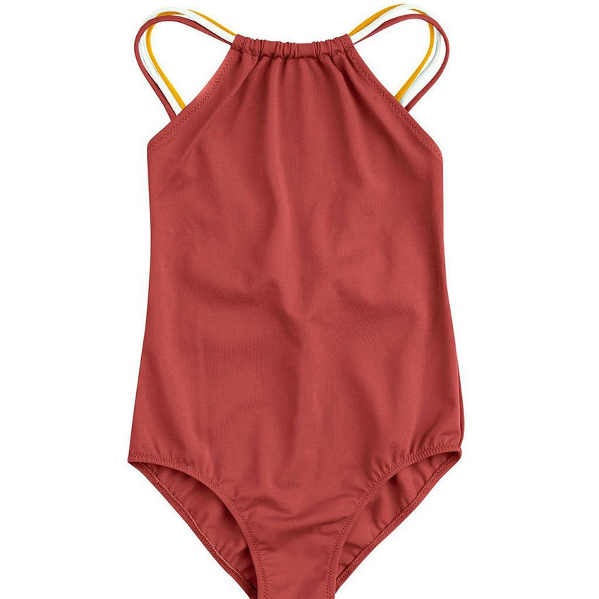 Frida One Piece Swimsuit Terracotta