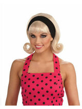 Women's Blonde 1950's Wig with Detachable Headband