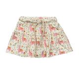 Girl's Skort in Llamas