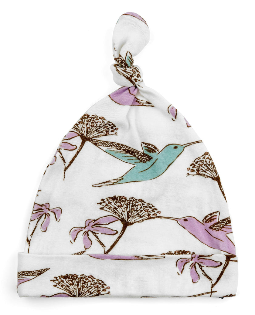 Hummingbird Organic Knotted Hat