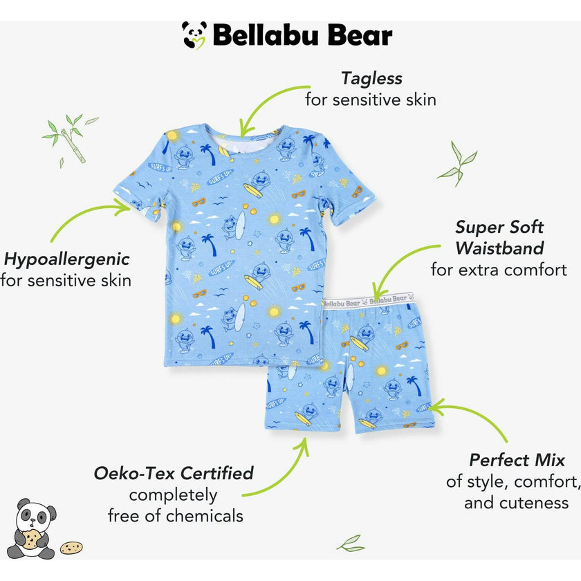 Baby Surf Kids Pajama Short Set