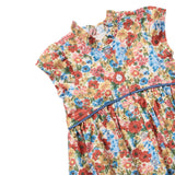 Girls Fatima Dress - Watercolor Meadow