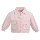 Light Pink Corduroy Skirt Set