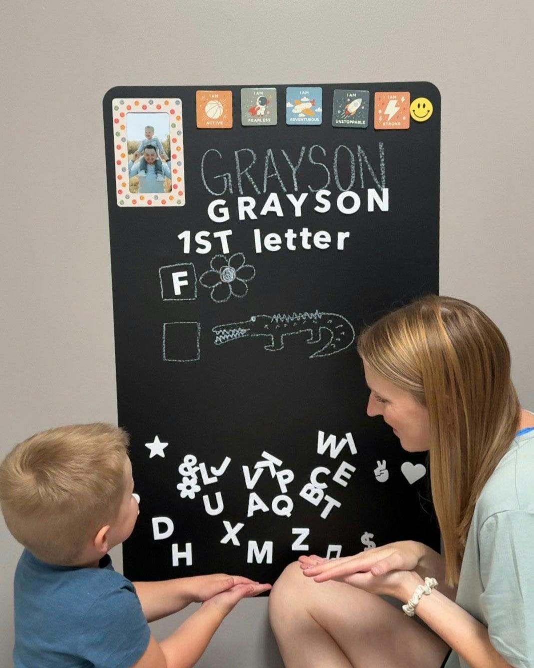 Magic Playwall - Rectangle Magnetic Wall Decal for Kids