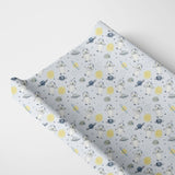 Print Organic Changing Pad Cover
