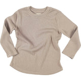 Rib Long Sleeve Top