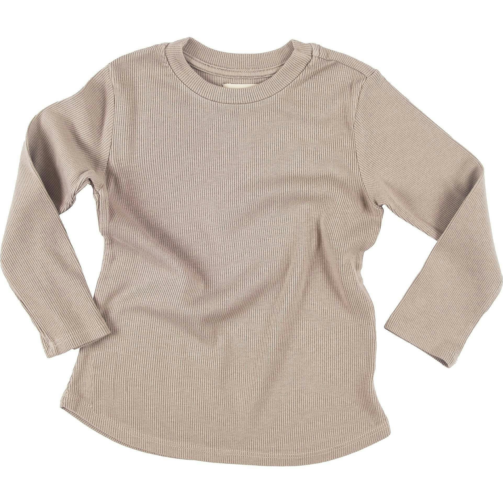 Rib Long Sleeve Top