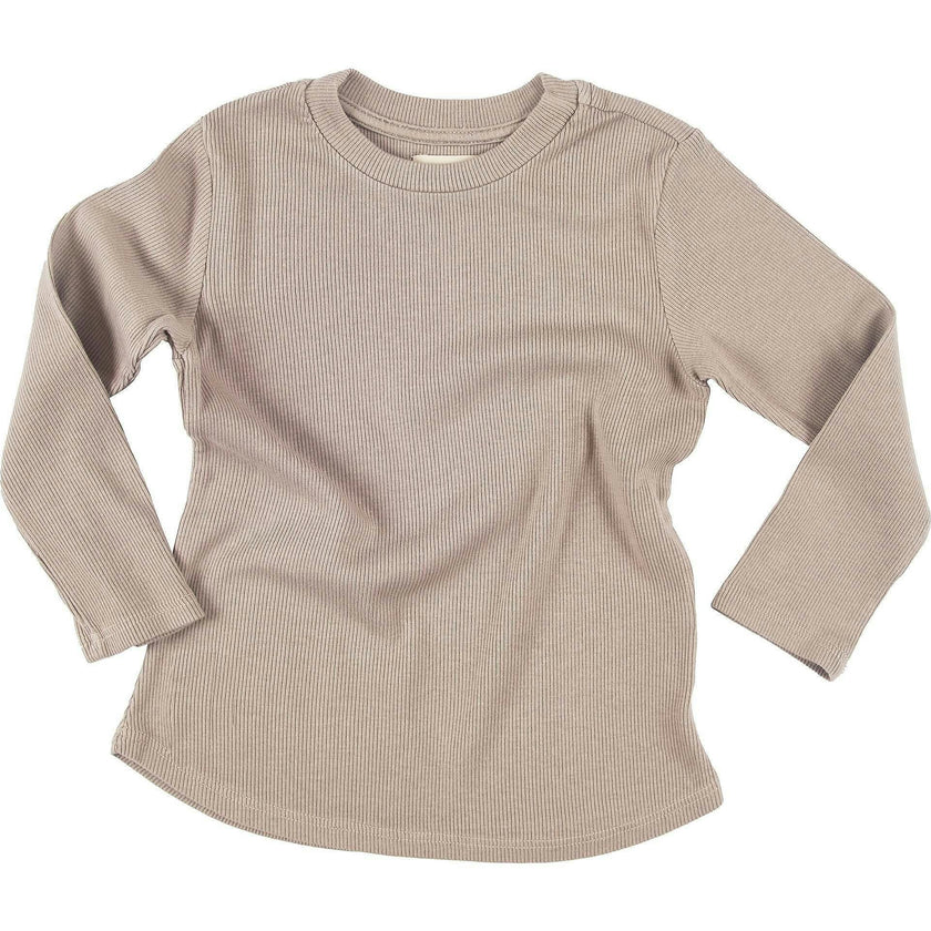 Rib Long Sleeve Top