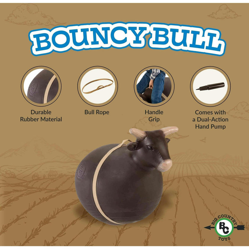 Rodeo Bouncy Bull Inflatable Hopper Ride-on
