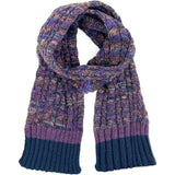 Kids Braided Rib Trim Scarf