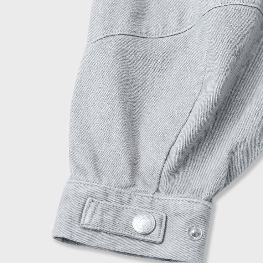 Organic Cotton Denim Balloon Overshirt