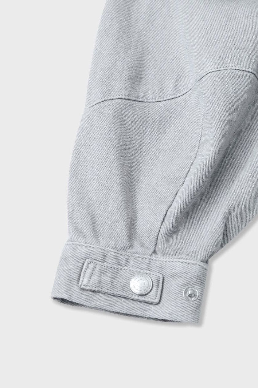 Organic Cotton Denim Balloon Overshirt