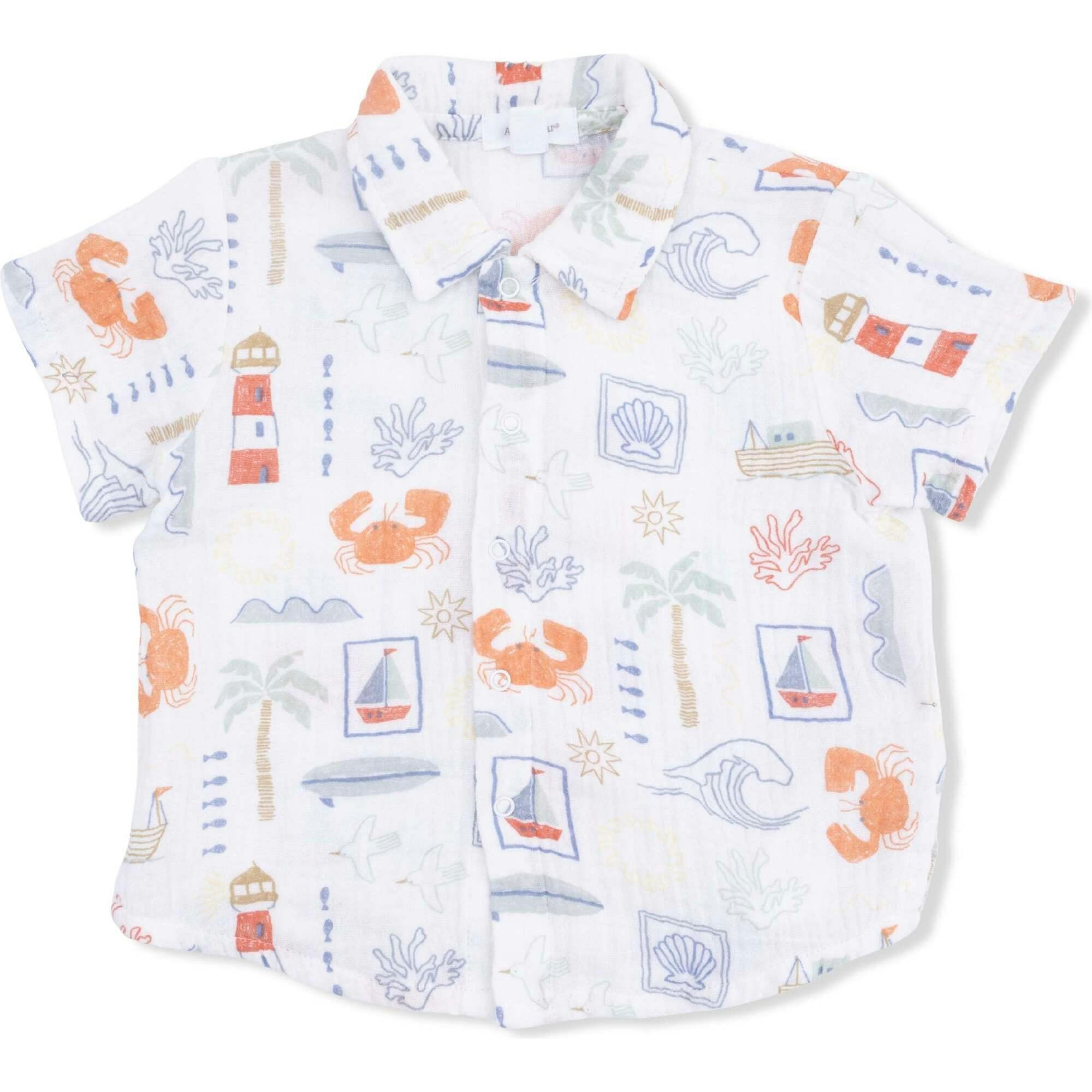 Club Mediterranean - Polo Button Up with Casual Short