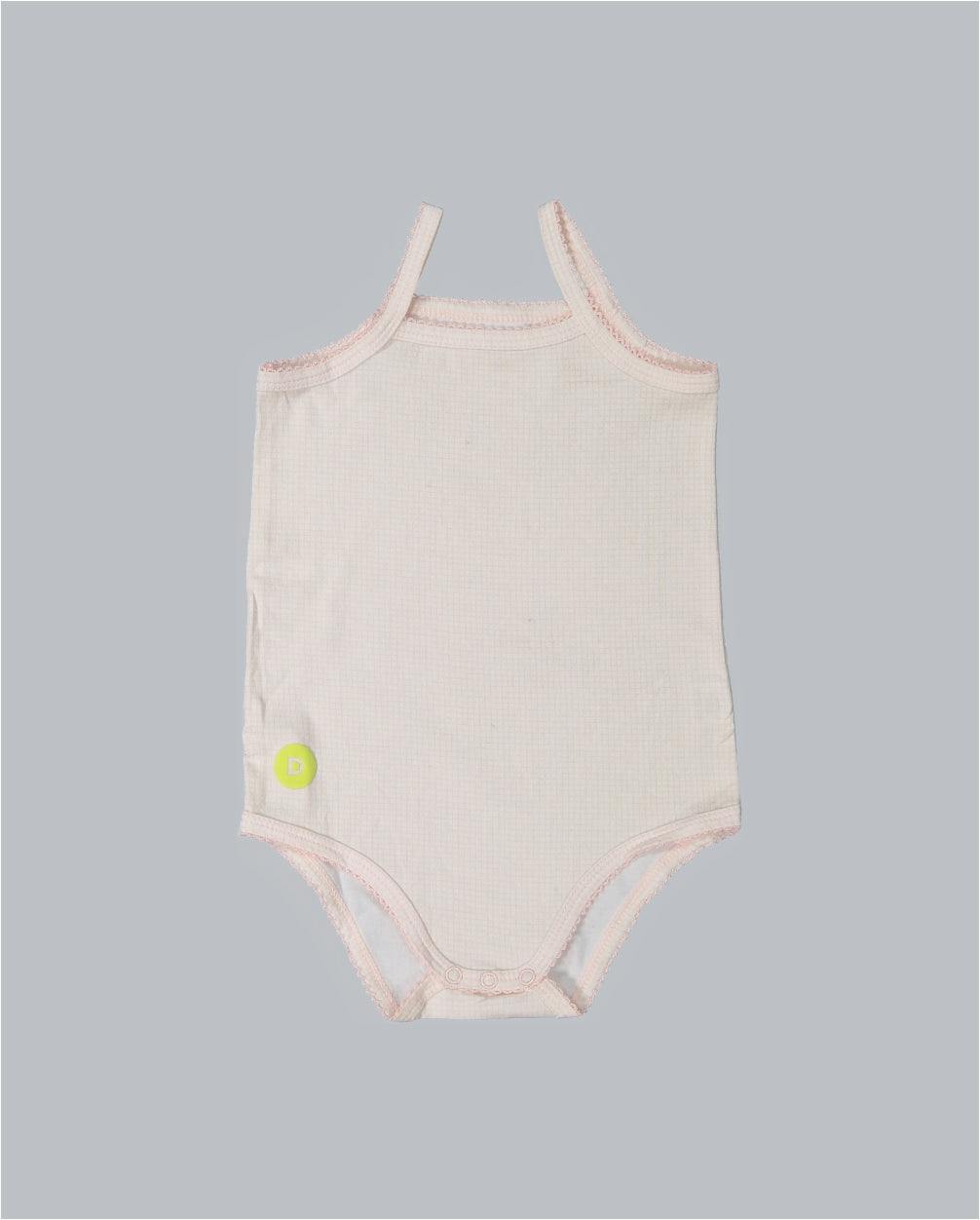 Baby Girl Sleeveless 4pc Onesie Set