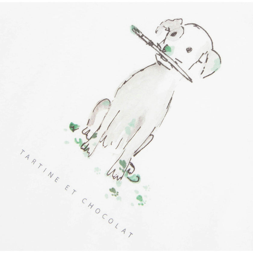 TARTINE ET CHOCOLAT Painter Puppy Baby T-shirt