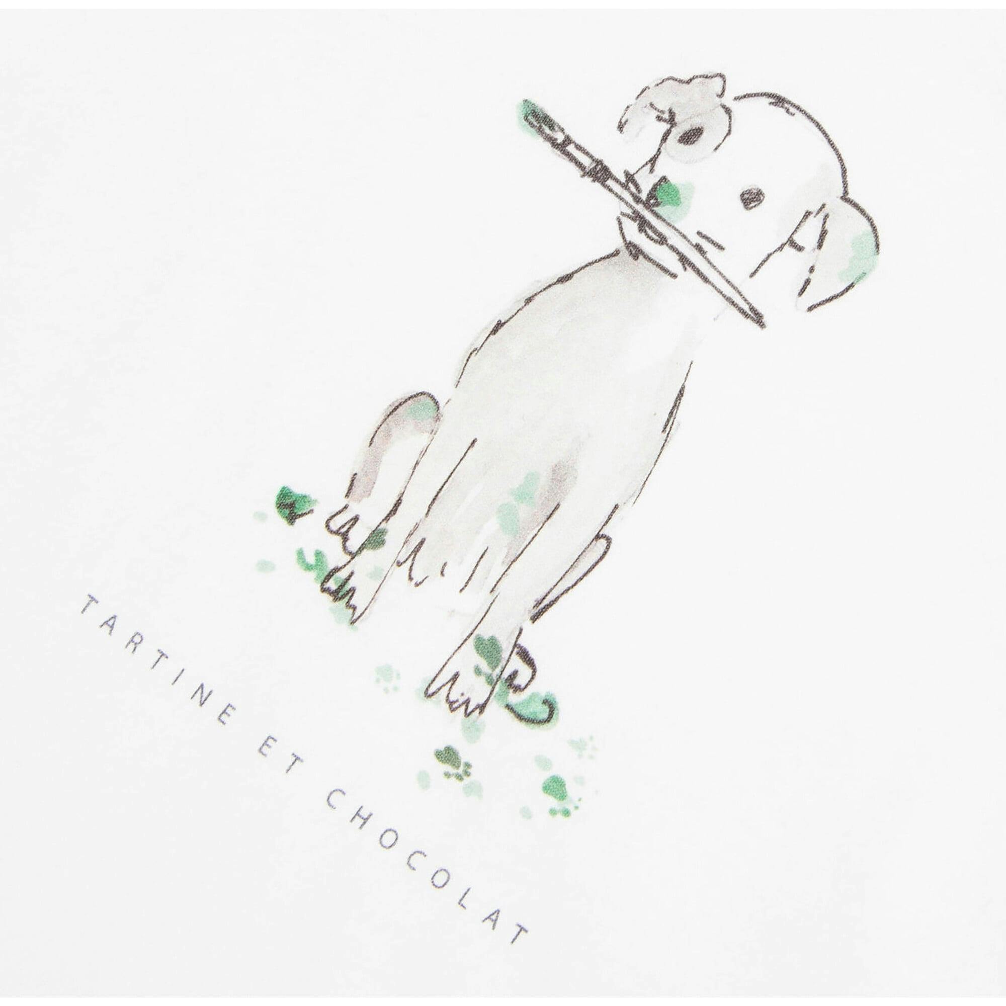 TARTINE ET CHOCOLAT Painter Puppy Baby T-shirt