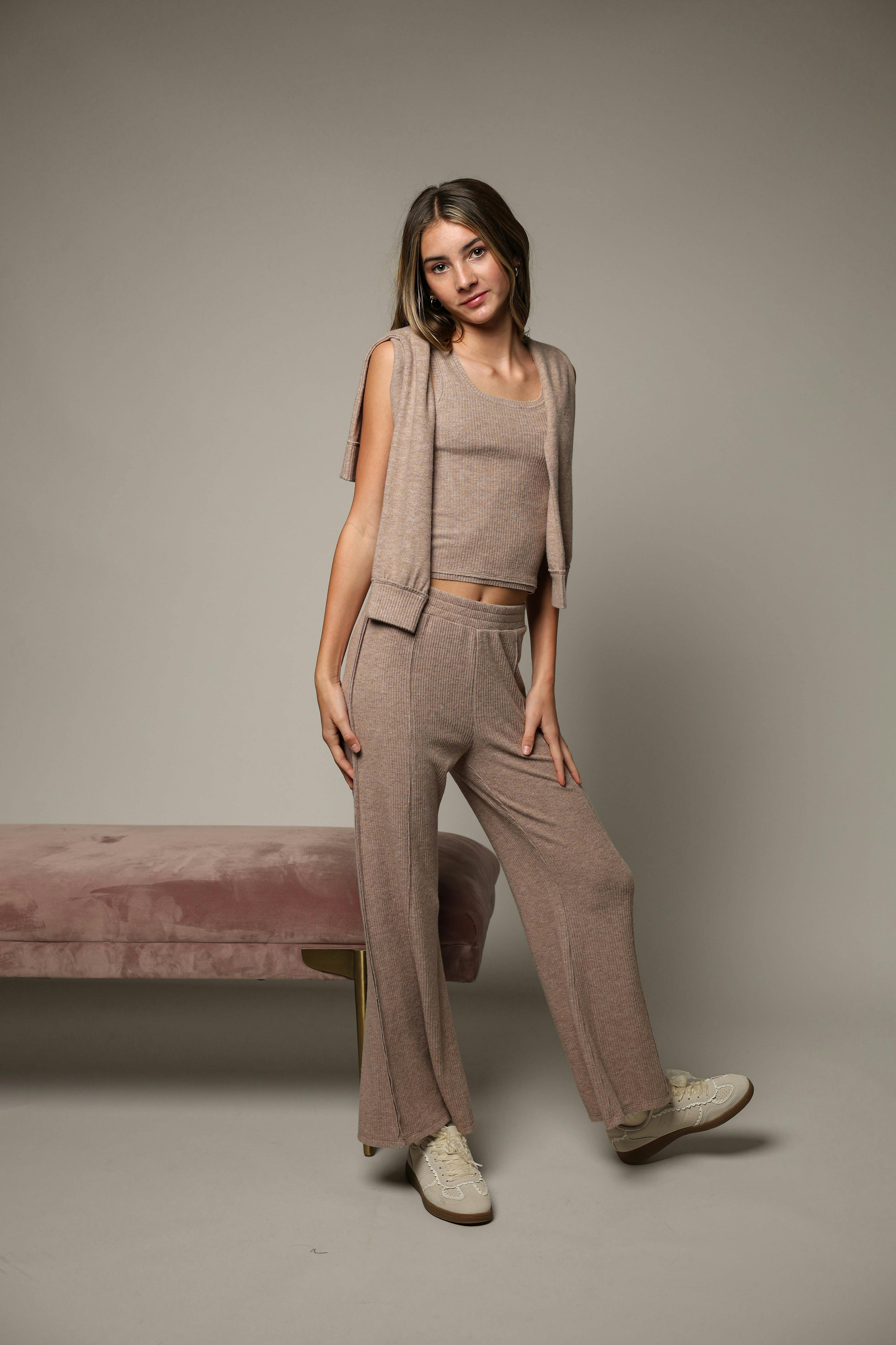 Smocked Waistband Pant