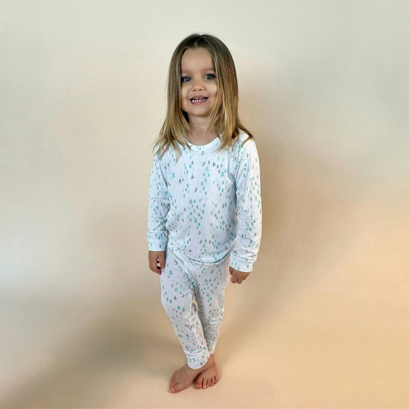 Long Sleeve Two-Piece Pajamas Set