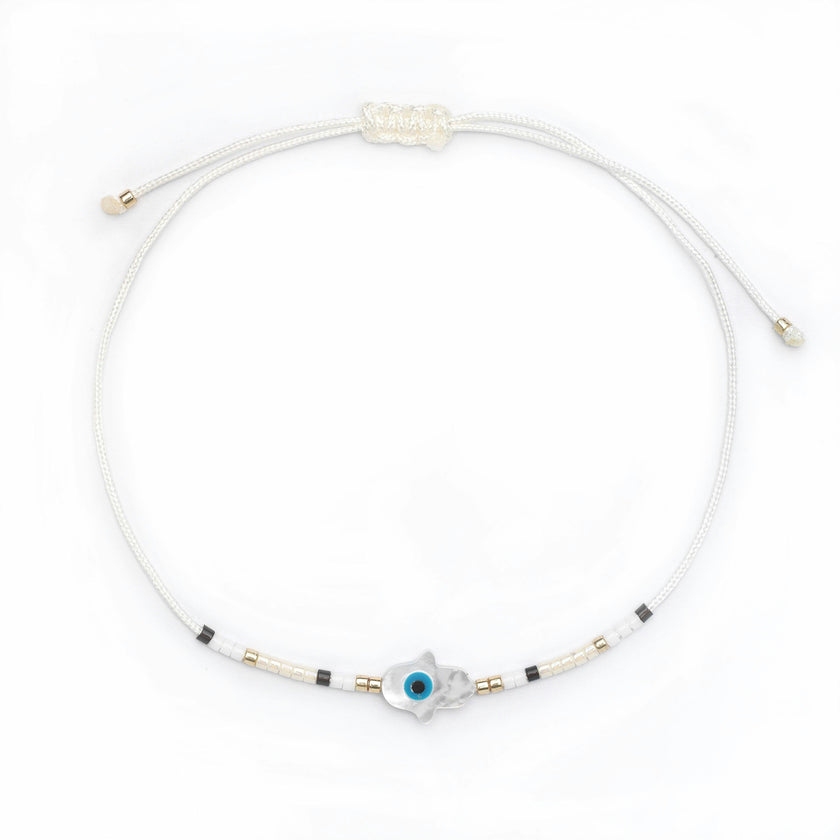 Hand of Fatima Beaded Bracelet
