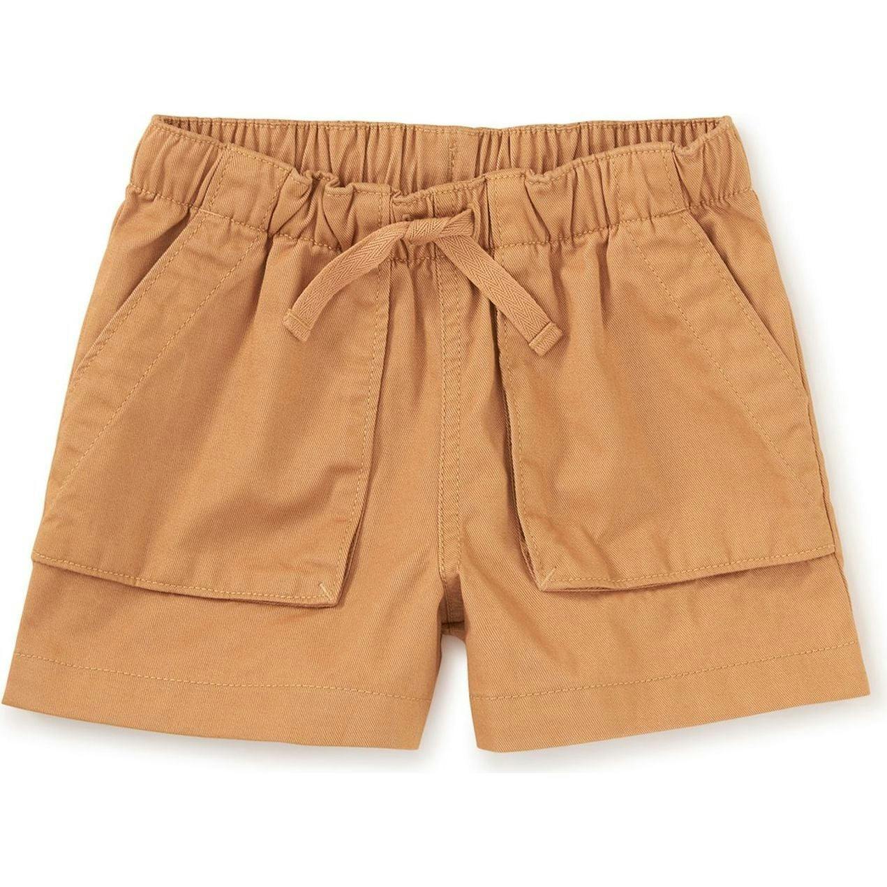Woven Camp Shorts, Brown