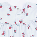 Alyssa Floral - Smocked Ruffle Long Sleeve Dress and Legging