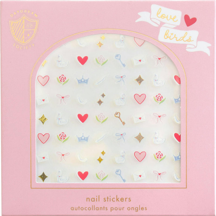 Love Birds Nail Stickers