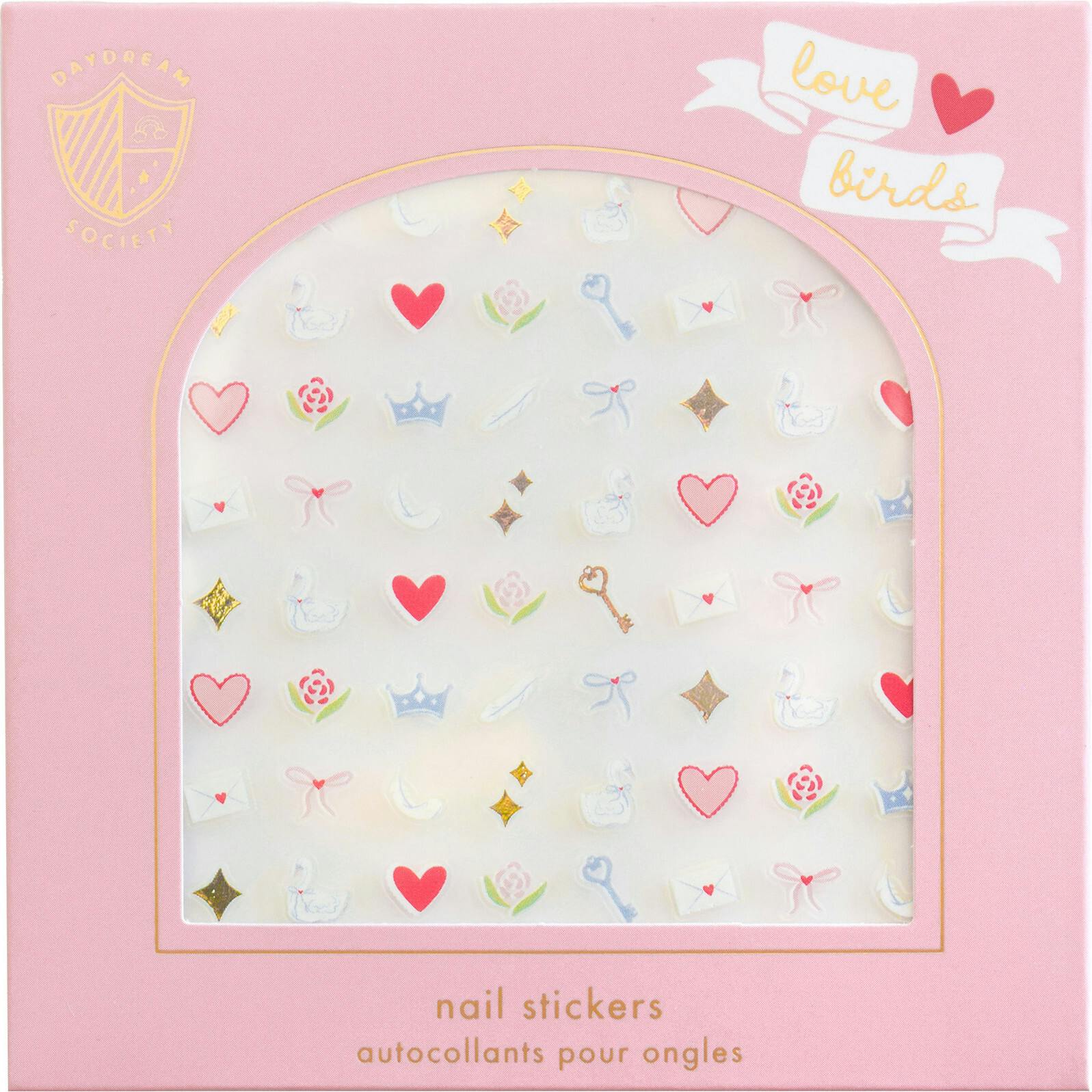 Love Birds Nail Stickers