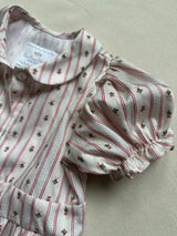 Charlotte Dress | Holiday Dot Stripe