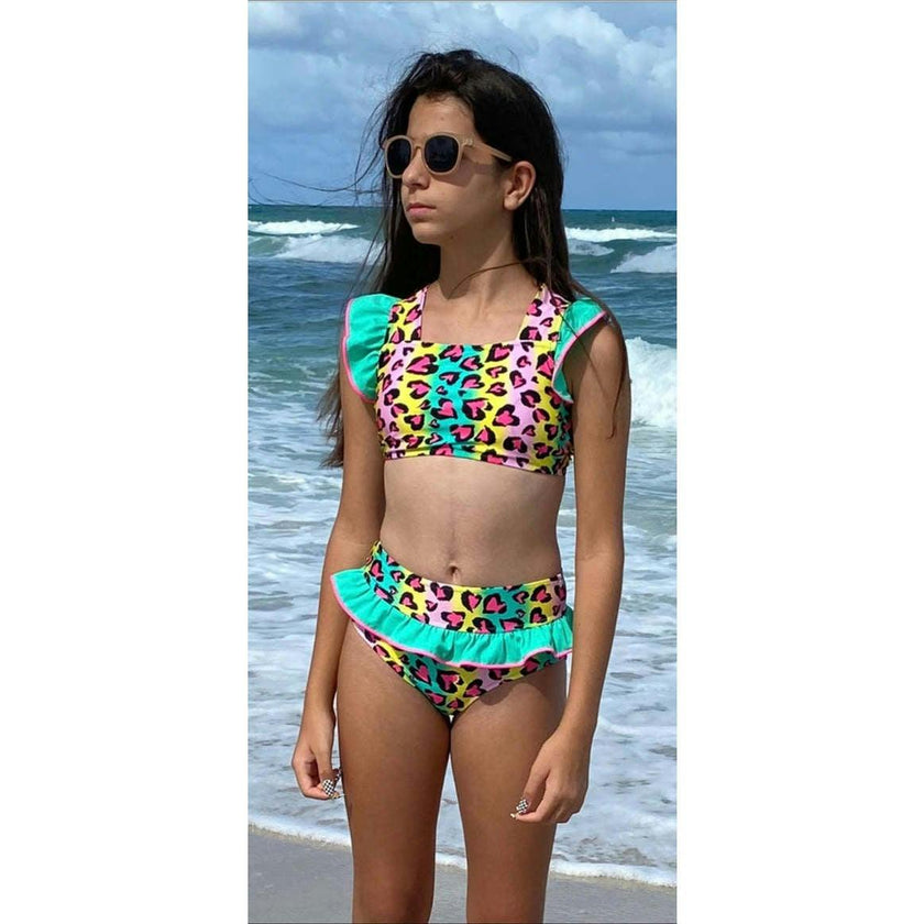 Vienne Animal Print Sleeveless Two-Piece Bikini