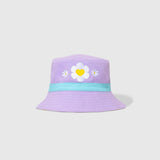 Reversible Bucket Hat – Happy Daisy Stripes