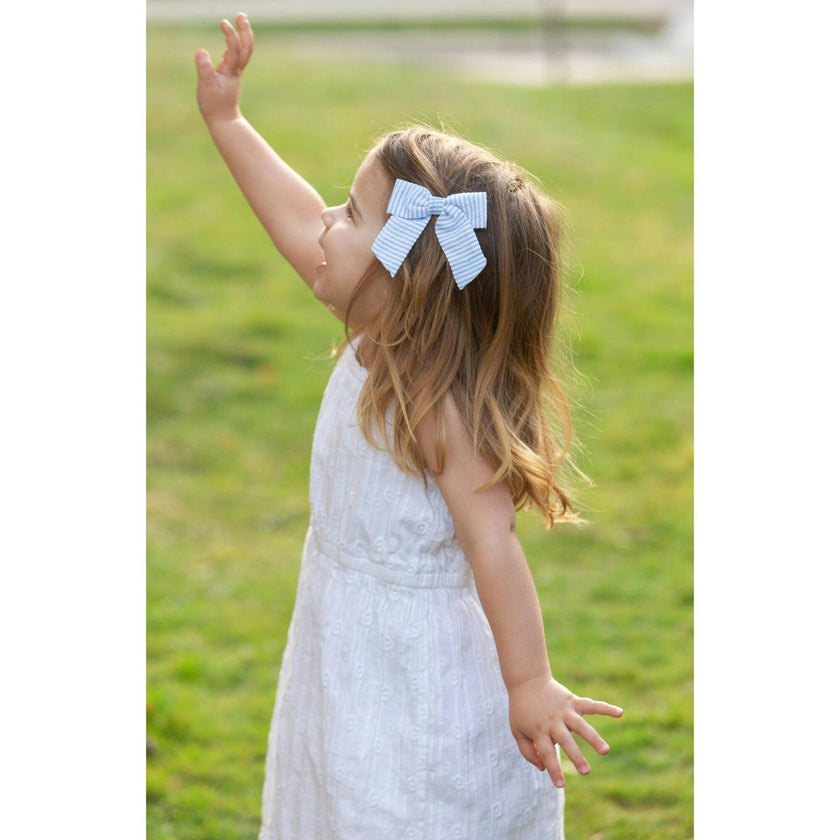 Seersucker Hair Bow