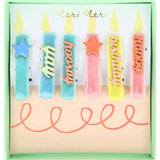 Happy Birthday Enamel Hair Clips