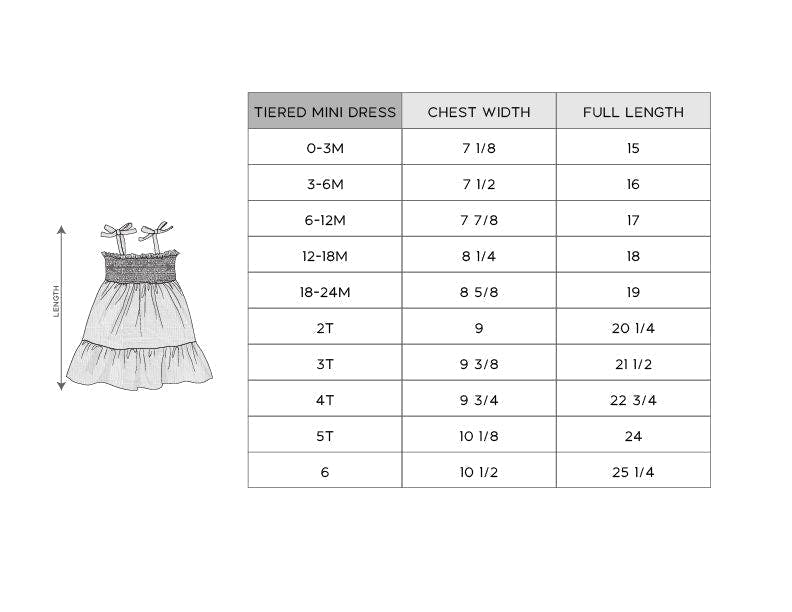Tiered Mini Dress Retro America