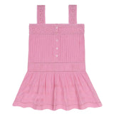 girls blush drop waist dress