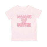 Mama's Bestie Pearl Patch Short Sleeve T-Shirt - Ballet